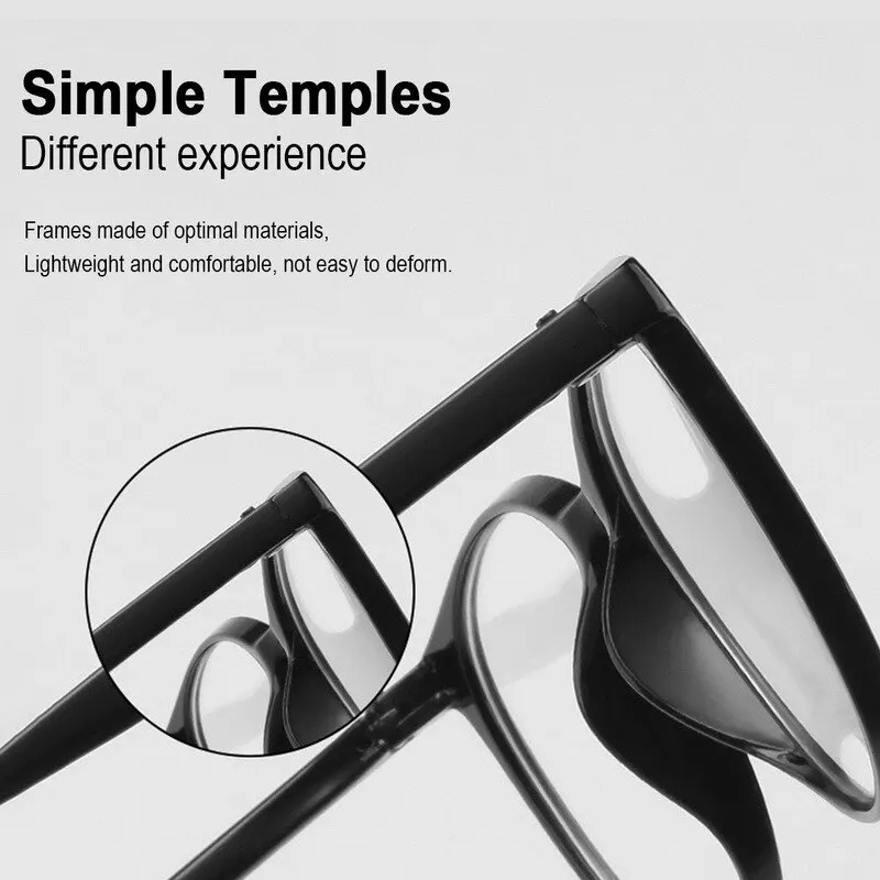 

2021 Trend Transparent Vintage Glasses Frame Women Anti Blue Light Round Eyewear Large Frame Glasses Optical Spectacle Eyeglass