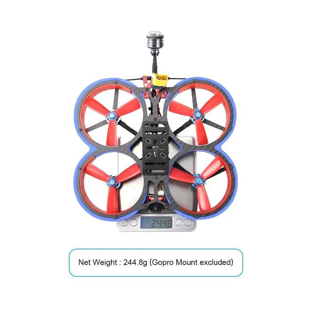 

HGLRC Veyron 3 ZEUS 35A AIO 600MW Caddx Ratel Forward 1408 KV3600KV 4S KV2400KV 6S 3inch Cinewhoop Ducted FPV Racing Drone