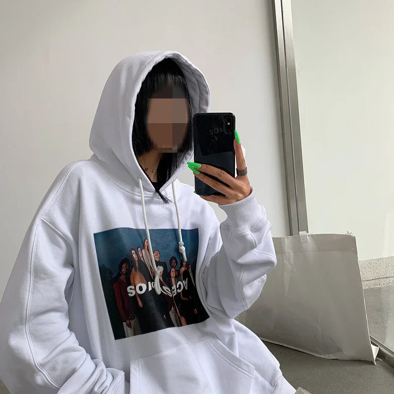 

Winter Clothes Women Women Spring and Autumn Korean Style Hooded Thin Coat Student Loose Clothes hoodies women