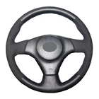 Ручное шитье Обёрточная бумага чехол рулевого колеса автомобиля из замшевой кожи для Toyota RAV4 Celica матрица MR2 Supra Voltz Caldina MR-S Corolla (по ТИХООКЕАНСКОМУ летнему времени США)