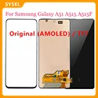 6,5 ''AMOLEDоригинальный ЖК-дисплей для Samsung Galaxy A51 A515 A515F A515FDS A515FD, сенсорный экран, стеклянная панель в сборе