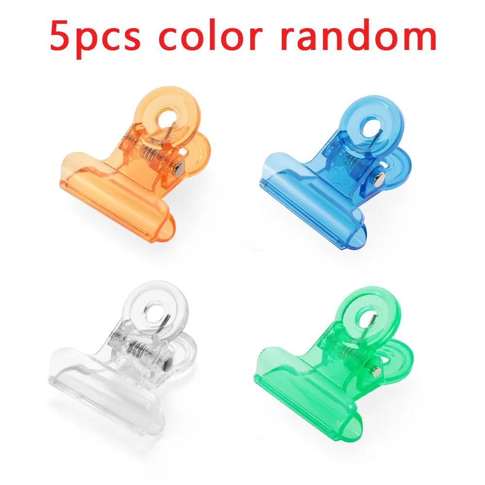 5 шт. акриловый пластиковый зажим для ногтей с изогнутыми концами портативные