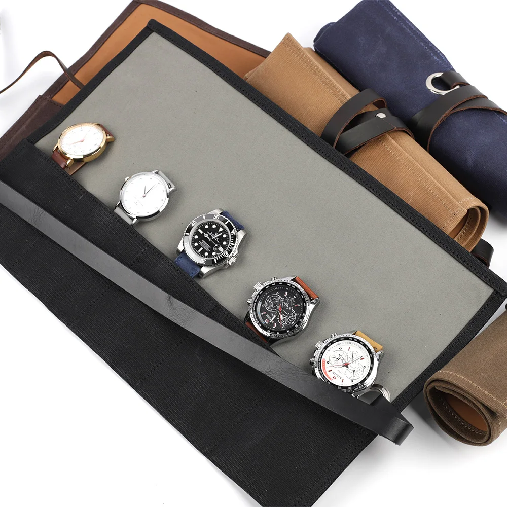 5 отделений упаковка для наручных часов коробка органайзер держатель рук влажный