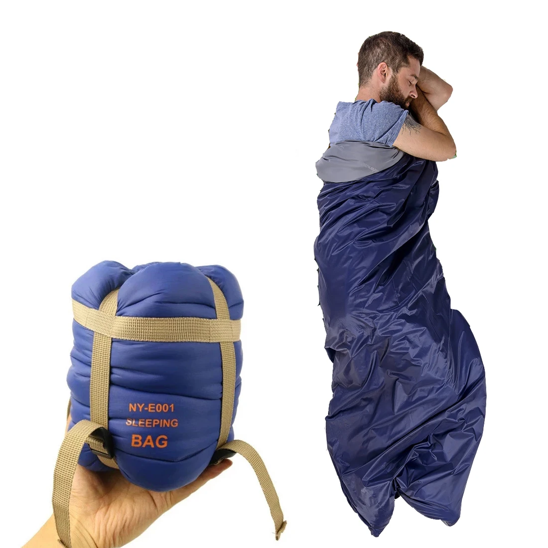 

Хлопковый спальный мешок для туризма и кемпинга, Сверхлегкий туристический спальный мешок, зимние спальные мешки для кемпинга