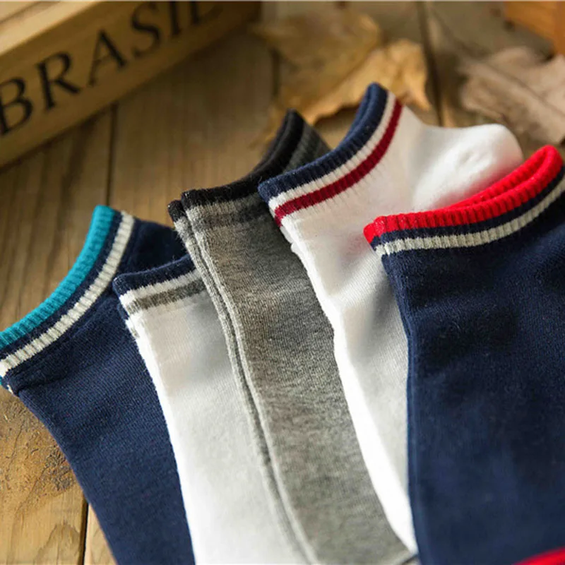 

5 пар, мужские спортивные невидимые короткие носки