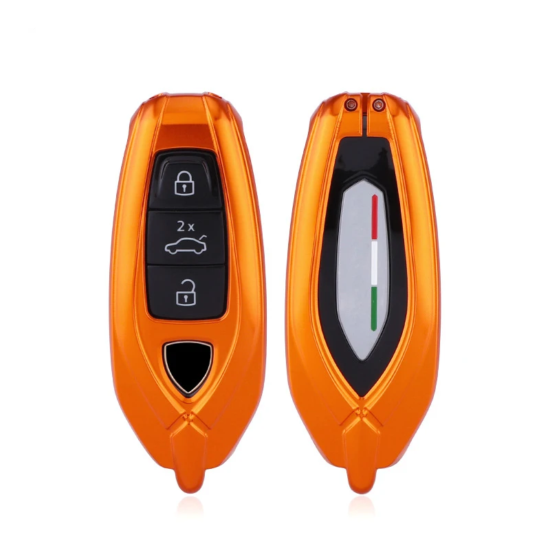 

Брелок для автомобильного ключа из алюминиевого сплава чехол для ключа для Lamborghini URUS автомобильные аксессуары кольцо