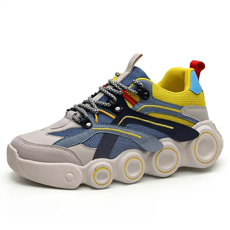 

Men's Shoes Spring 2021 Trend Versatile Leisure Shoes Summer Breathable Outdoor Non-Slip INS Dad Fashion Sports Shoes