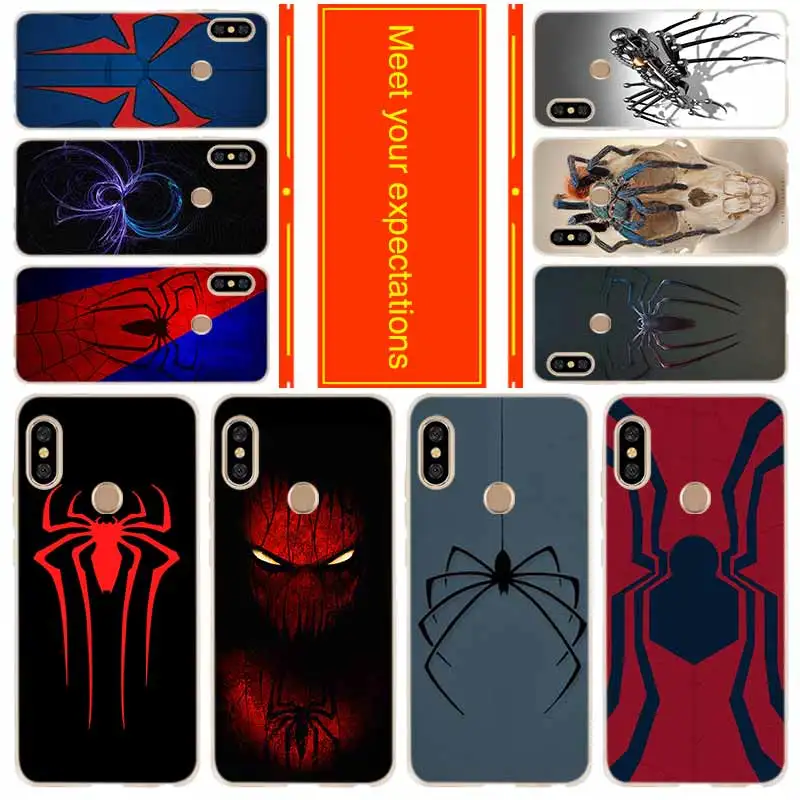 Силиконовый чехол для Xiaomi Redmi 10 9 8 7 6 5 4 A 9at Prime 4x Y3 Cover The spider | Мобильные телефоны и