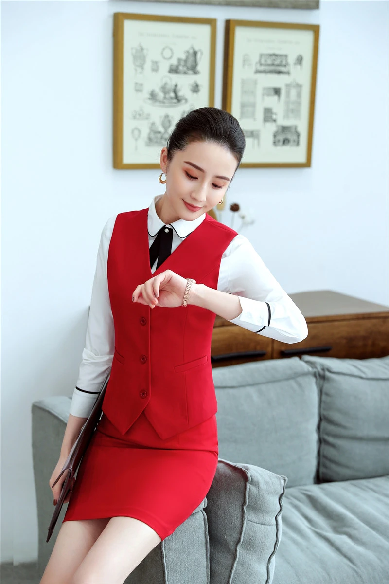 Новинка Синие Деловые профессиональные женские костюмы из 2 предметов топы и