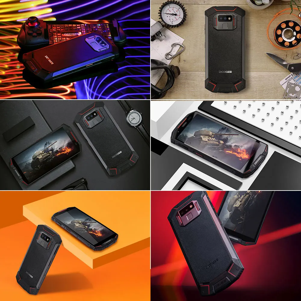 DOOGEE S70 IP68/IP69K водонепроницаемый Helio P23 Восьмиядерный 6 ГБ 64 Гб LTE Беспроводная зарядка NFC 5500 мАч 12V2A Быстрая зарядка 5,99 ''FHD 16 МП