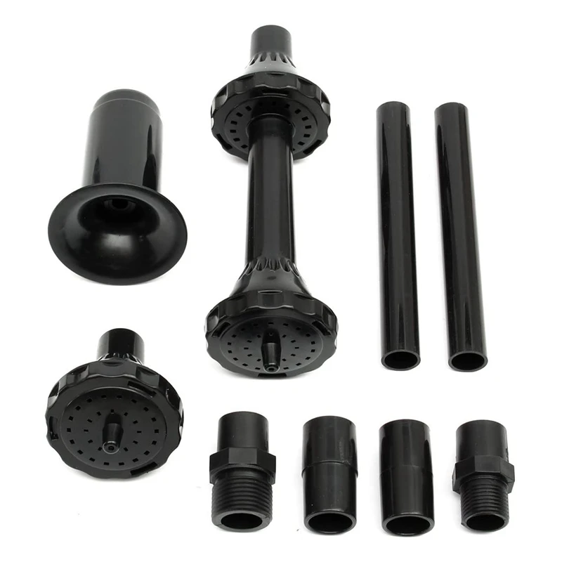 

9Pcs Small Fountain Nozzle Kit Water Fountain Nozzle Heads for Pond Fountain Submersible Pump Pool