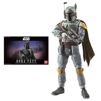 bandai star wars figure 112 boba fett anime figure genuine assembled model decoration action toy figure toys for children