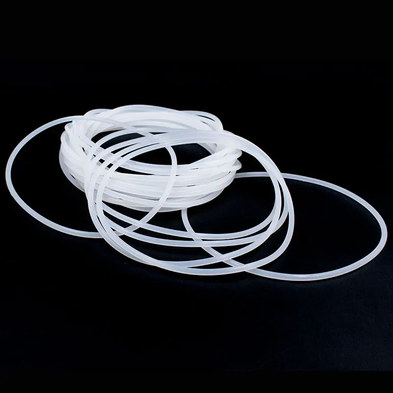 Белое Силиконовое кольцо из силикона/VMQ уплотнительное CS 4 мм