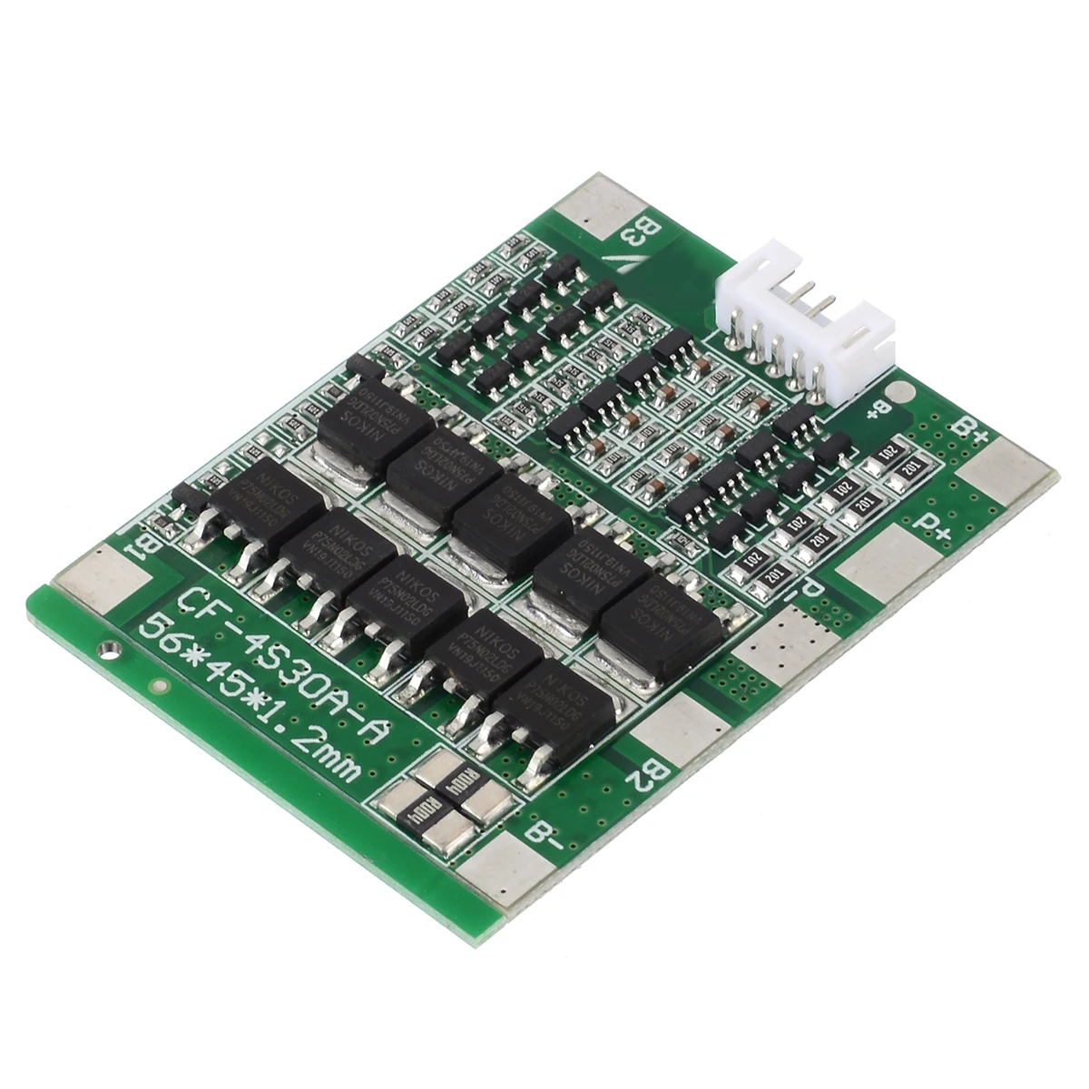 4S 30A 12 в BMS PCB защита баланс доска для LiFePo4 срок службы 18650 батареи интегральные схемы 64X56X4,0 мм