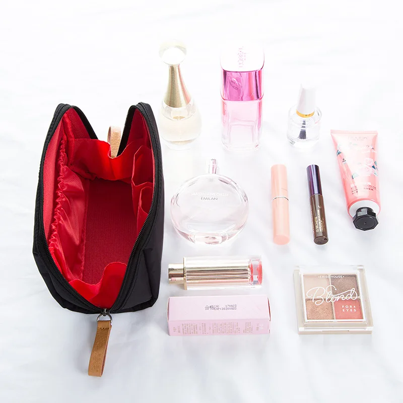 1 шт. однотонная косметичка в Корейском стиле женская сумка для туалетных