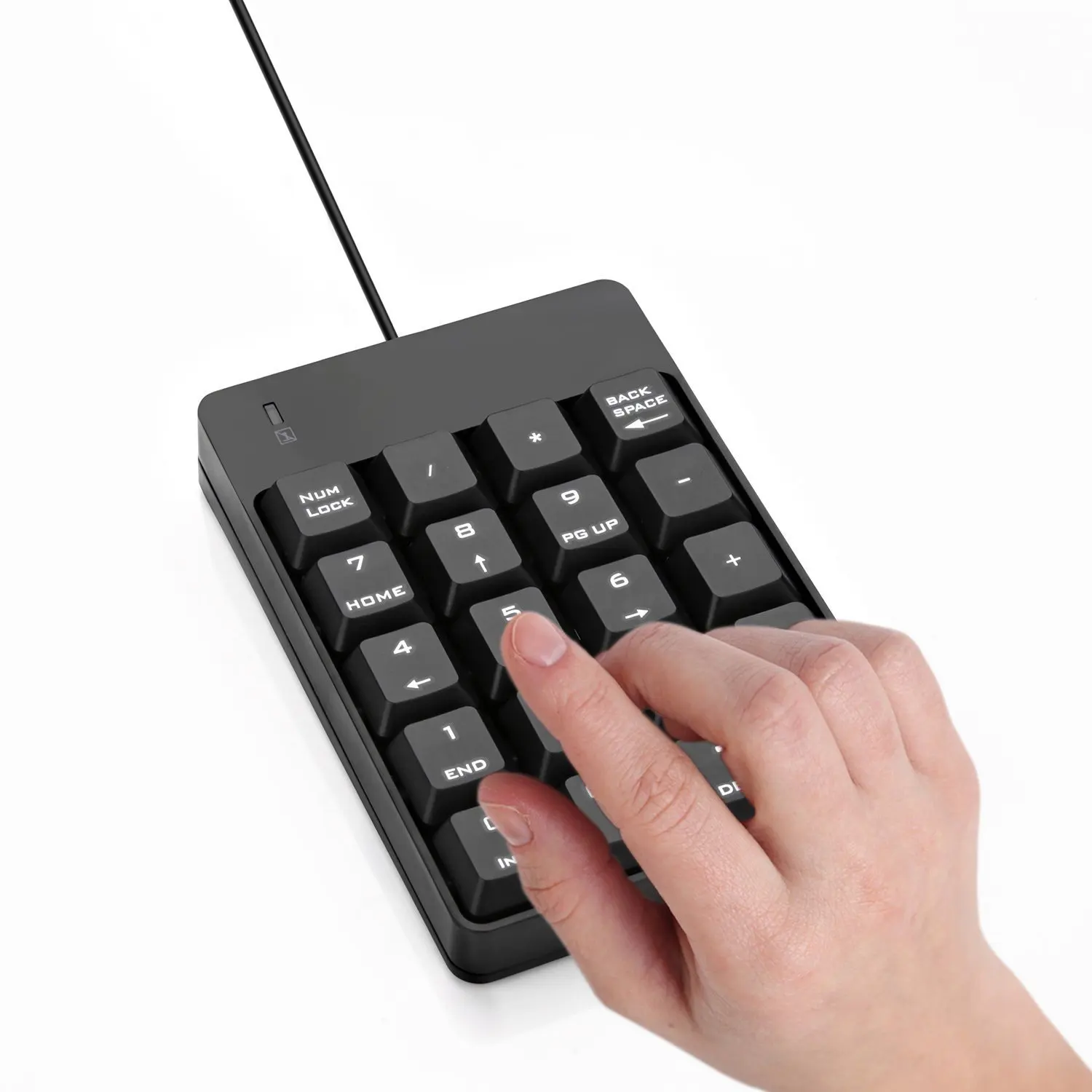 Jelly Comb USB цифровая клавиатура портативная тонкая мини-подставка для ноутбука