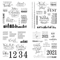 5 5x5 5inch winter greetings transparent silicone clear stamp for scrapbooking diy craft decoration soft stamp 2020 new