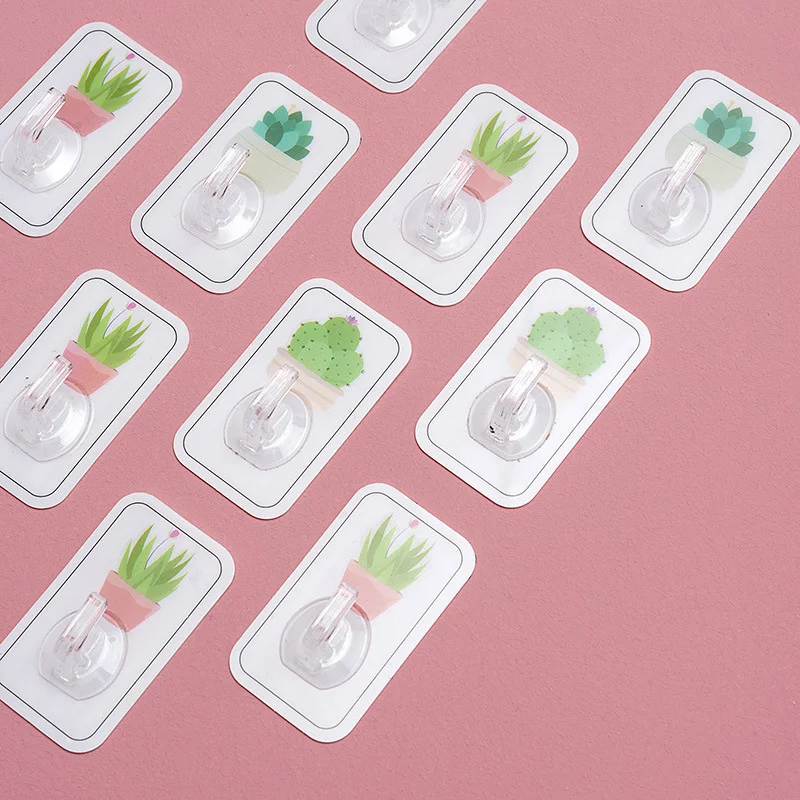 Растительный вискозный крючок без пробивки и приклеивания керамической плитки