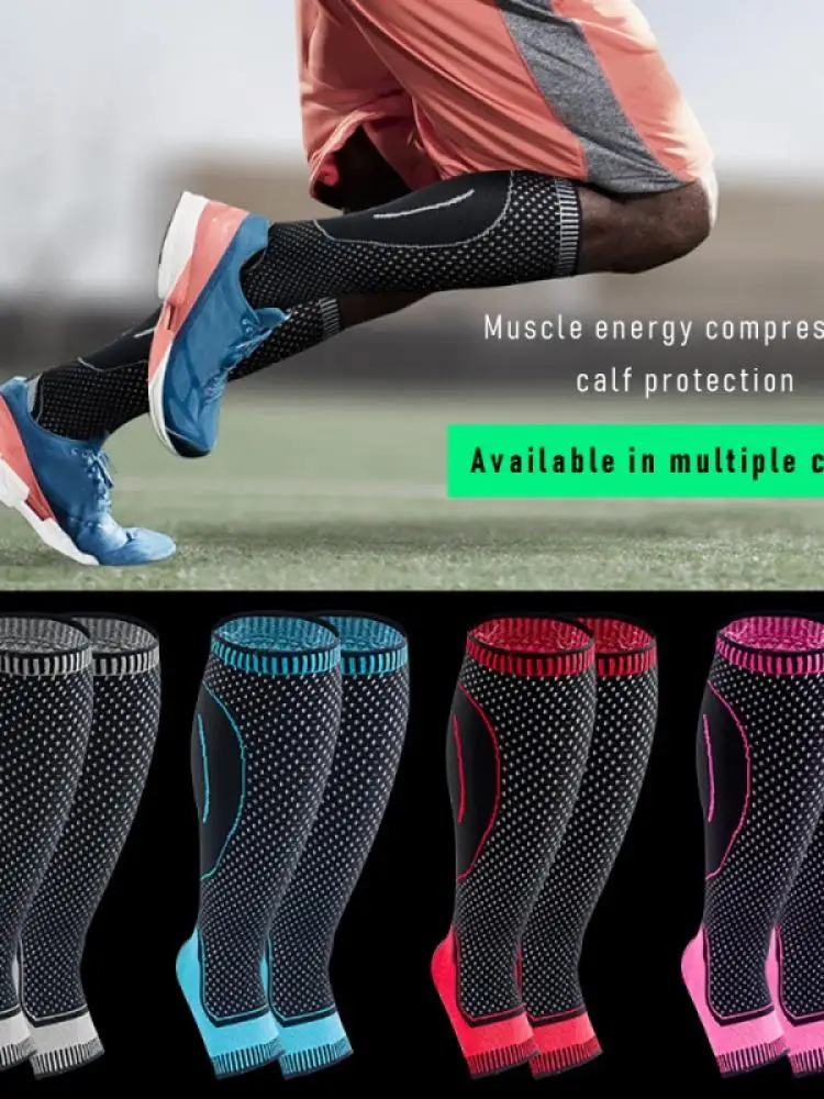 

Sports Guard Basketball Football Mountaineering Protective Gear Calf Knitted Lengthened Breathable Pressure Shrink Leggings1Pack
