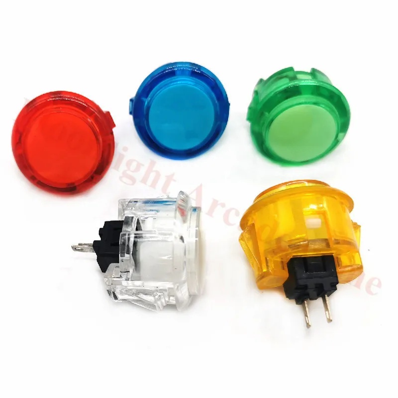 10 шт. прозрачные без светодиодов Arcade 30 мм кнопочная копия SANWA замена OBSF-30 OBSN-30 для