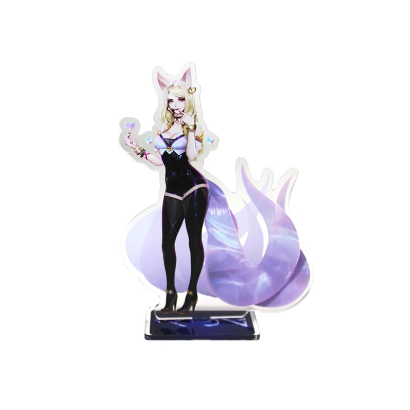

Game League Student Of Legends Kda Figure Acrylic Stands Akali, Ahri Cartoon Characters Model Plate Holder Ornaments Fans Gift