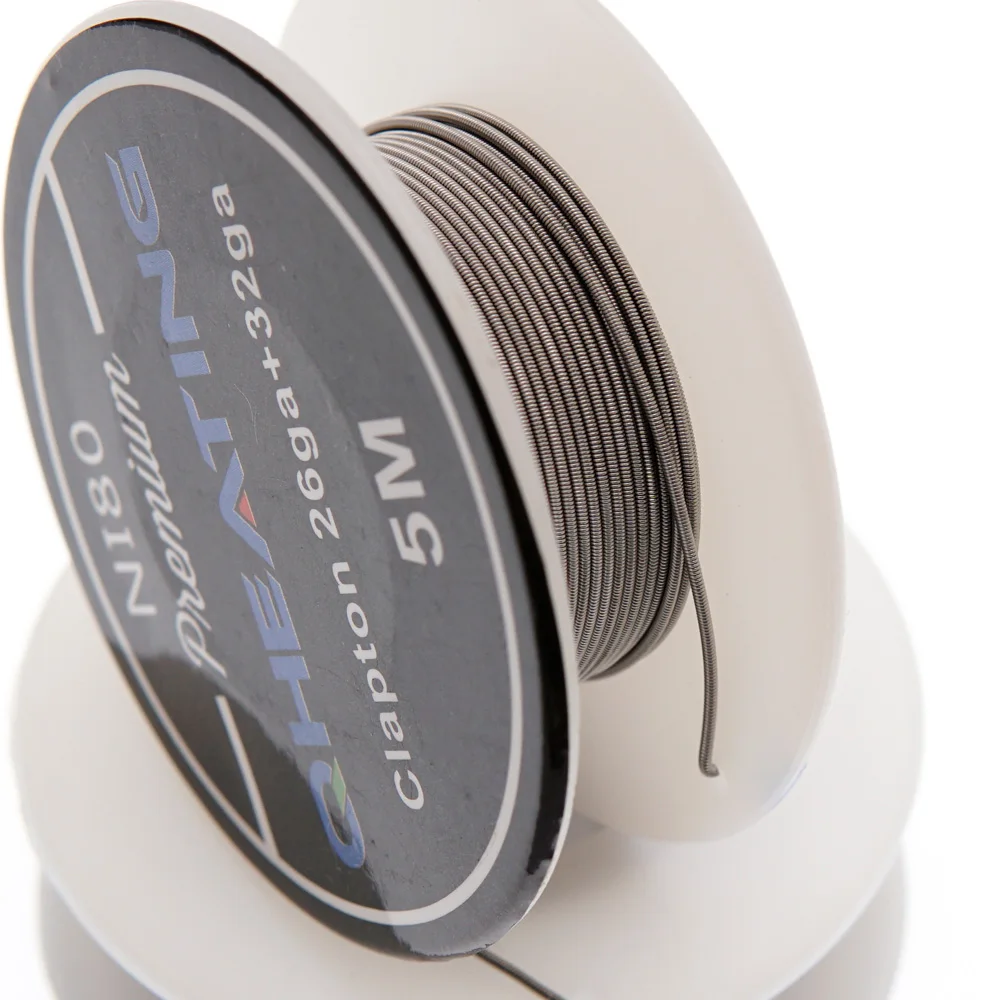 Qheater 5 м/рулон NI80 Clapton провод для RDA RBA перестраиваемый распылитель электронная