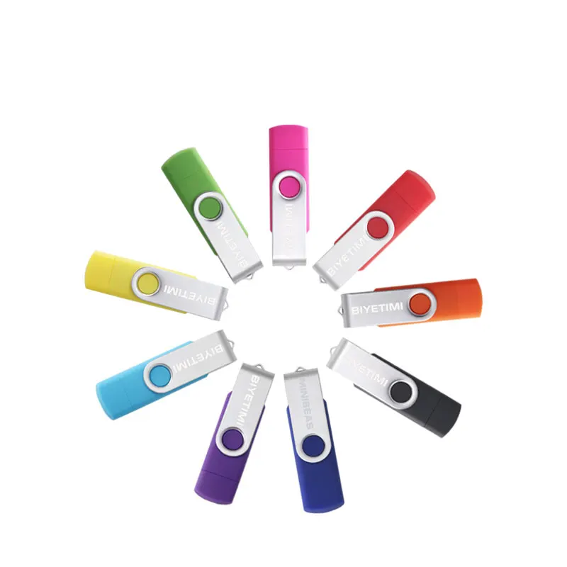 USB флеш накопитель Biyetimi OTG 128 ГБ 64 32 8 16 4 Гб|otg usb flash drive|flash driveusb drive |