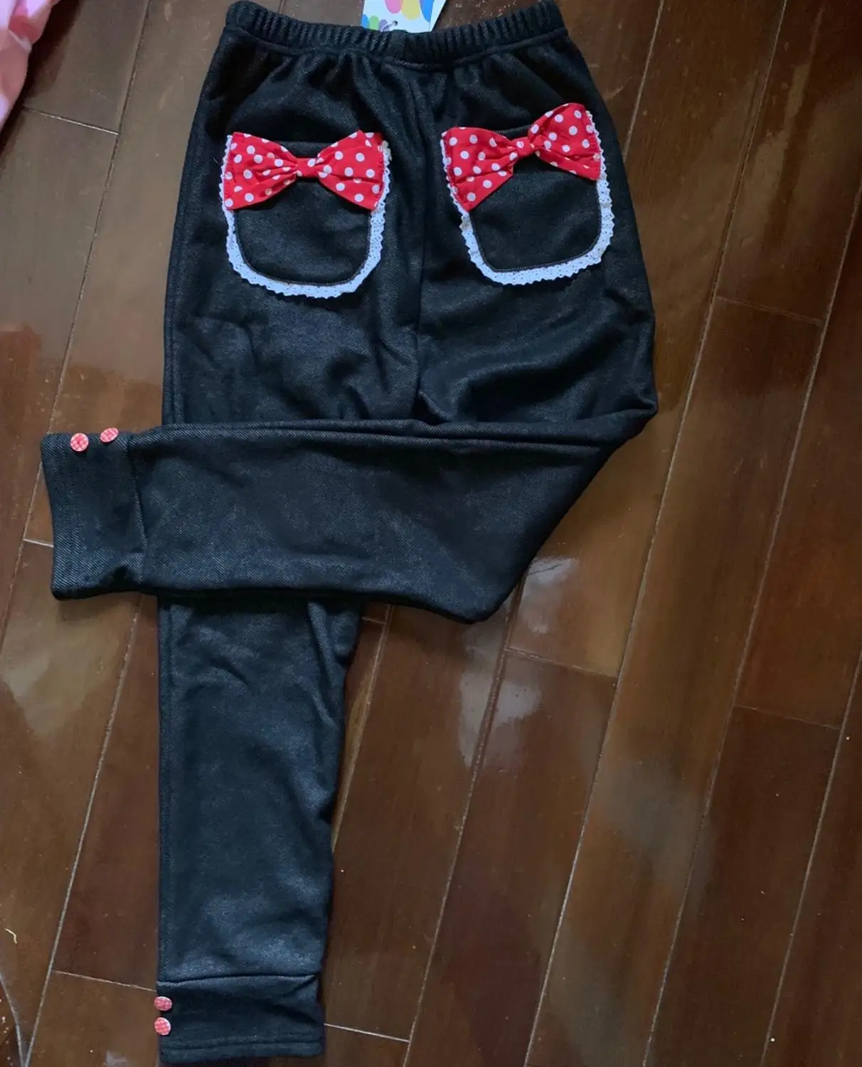 Зима 2020 для детей 3 4 10 лет однотонные черные темно синие с бантиком в горошек