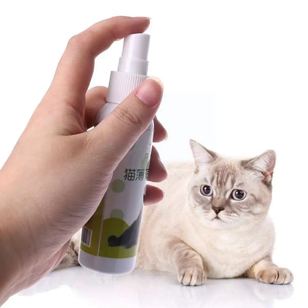 

50ml Natural Nip Spray Scratch Inductor Pet Spray Funny Plate Extract Toy Freshing Supplies Non-toxic V8o6