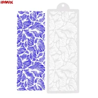 one piece creative lace stencil cake design plastic template mold painting stencil bottle fondant decorating tool for wedding