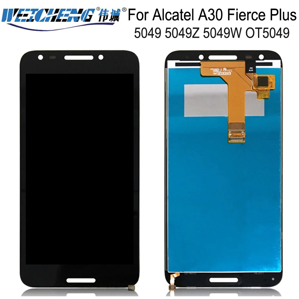 ЖК-дисплей и сенсорный экран в сборе для смартфона Alcatel A30 Fierce 5049 OT-5049 5049W 5049z OT5049 LCD