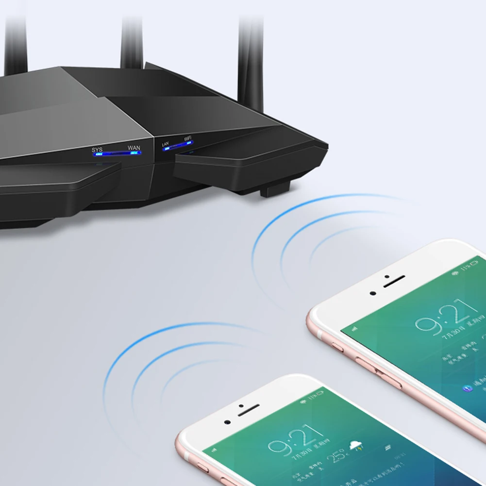 Беспроводной Wi-Fi роутер Tenda AC11/AC6/AC7/AC10 гигабитный двухдиапазонный ретранслятор