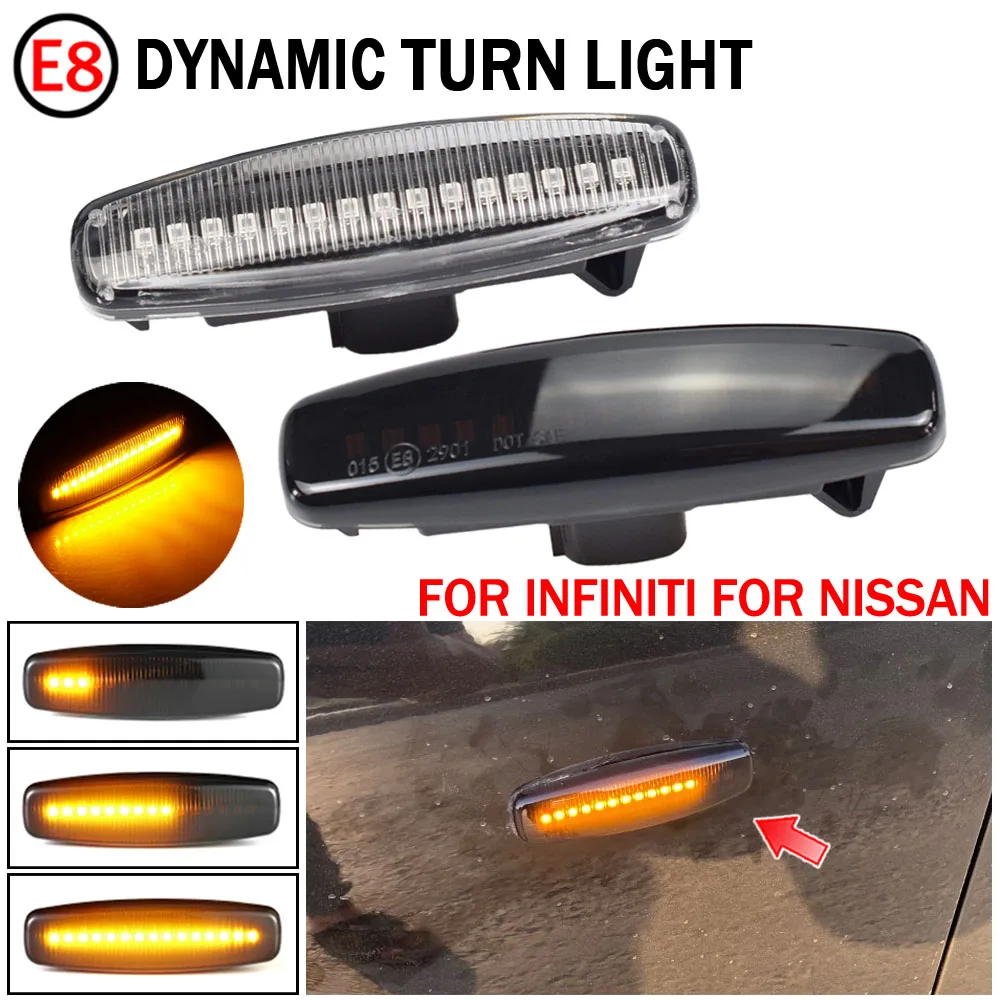 Для Infiniti EX25 EX35 EX37 FX30d FX35 FX37 FX50 G25 G35 G37 JX35 M25 M35 M37 светодиодсветодиодный динамические