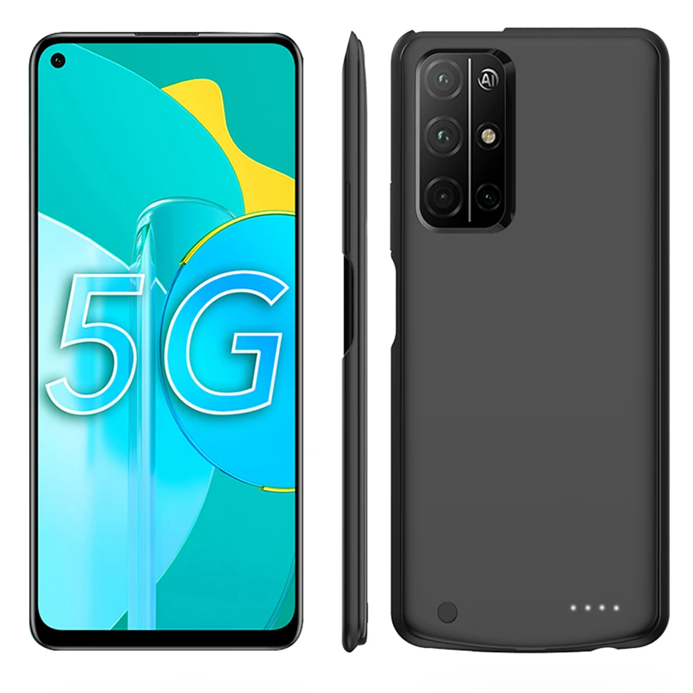 Зарядное устройство чехол для Huawei Honor 30S 6500mAh Расширенный резервный внешний