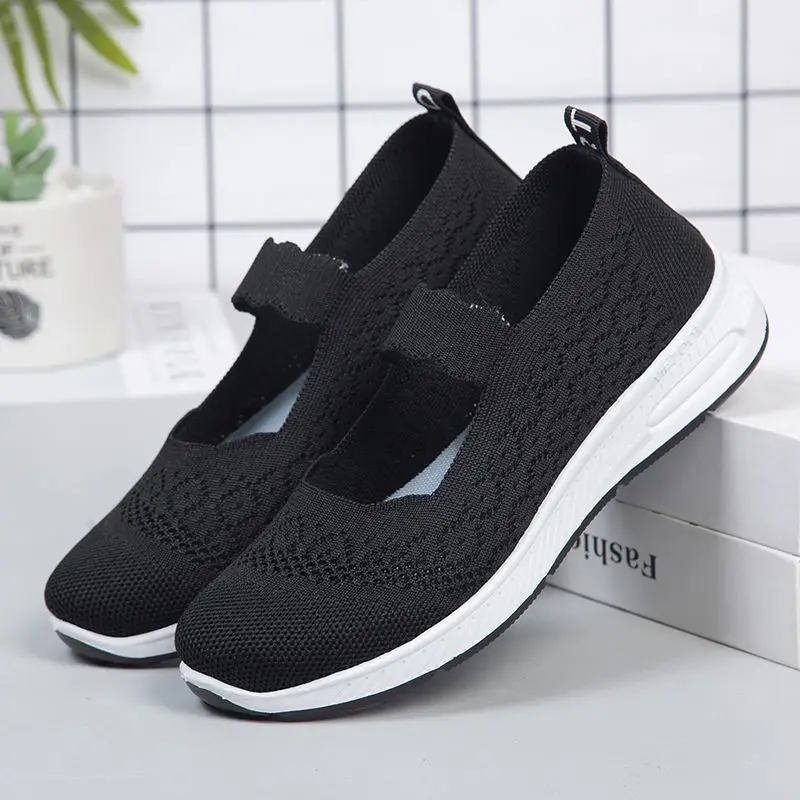 

Fashion Women Vulcanized Shoes Breathable Flat Sneakers Shoes Hollow Sandals For Women Talon Femme Chaussure Casual Ladies Shoes