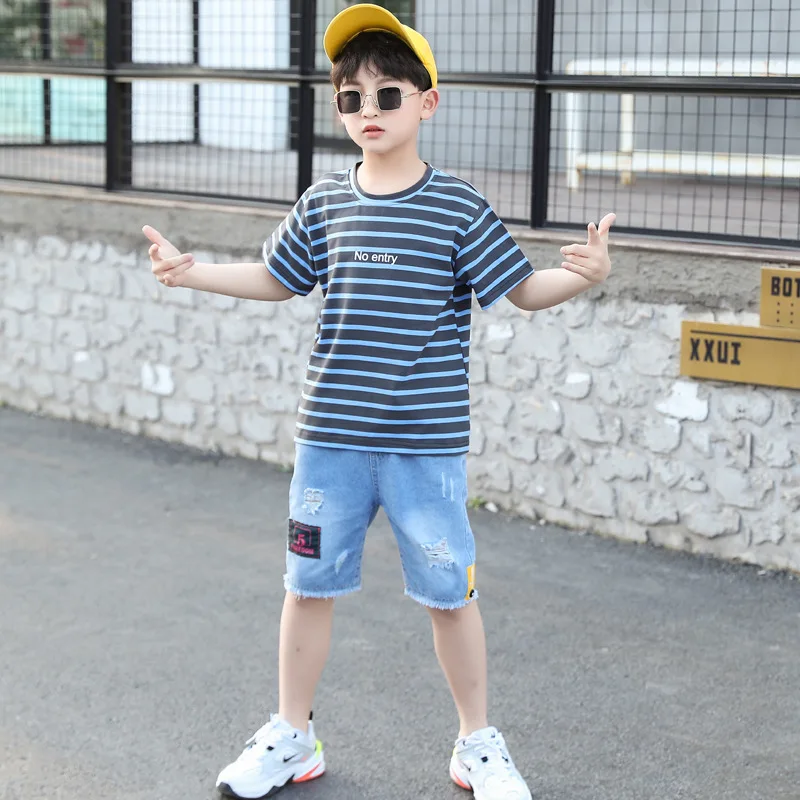 

Футболка и брюки для мальчиков, на Возраст 4-12 лет