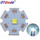 Светодиодный излучатель холодный белый 6500K, 2 шт., 10 Вт, 12 Вт, 3535 вместо диода XPL HI XPL2, точечный светильниксветильник-вспышка, часть, светодиодный высокой мощности