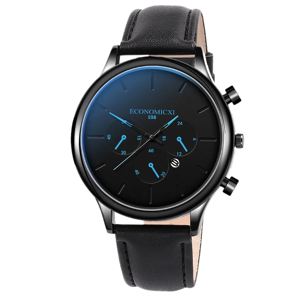 Мужские и женские Аналоговые кварцевые наручные часы из нержавеющей стали с