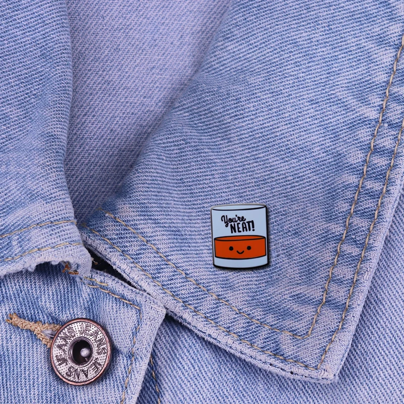 Металлическая эмалированная брошь-значок на булавке | Украшения и аксессуары