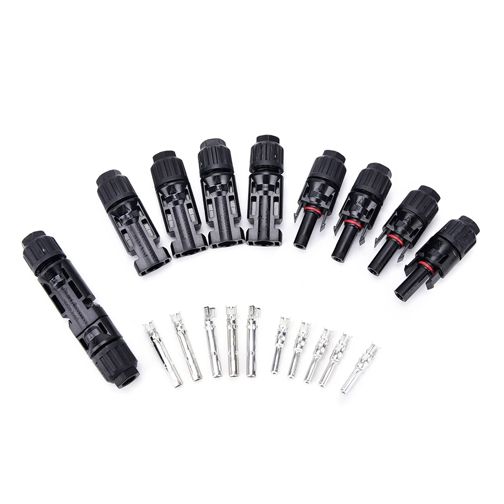 

1Pc Connector Mannelijke En Vrouwelijke Zonnepaneel Connector 30A 1000V Voor Pv Kabel Zonnepaneel