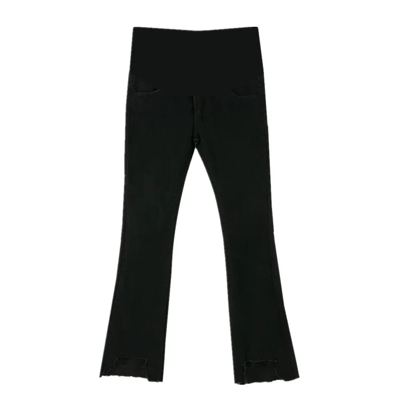

826# Maternity pants Spring Autumn Slimming Maternity Jeans Belly Support Pants Elastic Waist Maternity Trousers