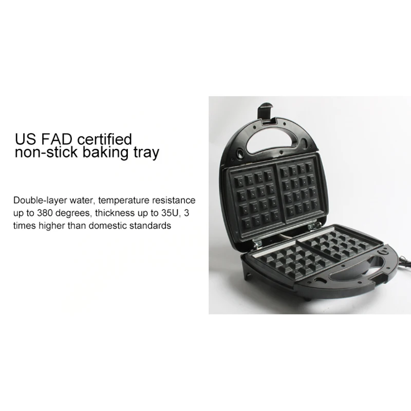 Электрическая мини машина для наполнения яиц 3 в 1 с вафельницей паньонами и