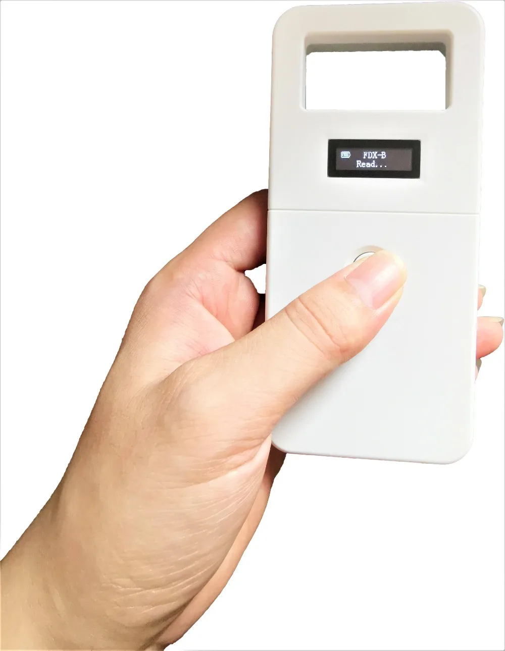 DWE CC RF rf 134,2 khz fdx-b EM4305 rfid микро мини-чип считыватель крупного рогатого скота pet сканер для животных красочные