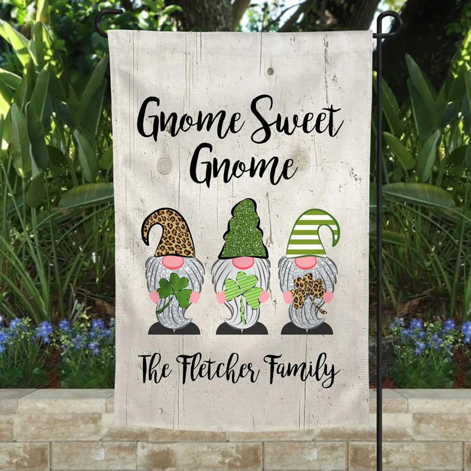 Наружный флаг Декор клевера символа Дня Святого Патрика джемпер крыльцо сад 1063