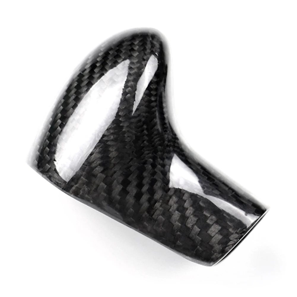 

Auto Styling Trim Cover Sticker Parts Carbon Fiber Shifter Knob Trim Cover for Audi A4 A5 A6 S6 A7 S7 Q5 Q7 Accessory