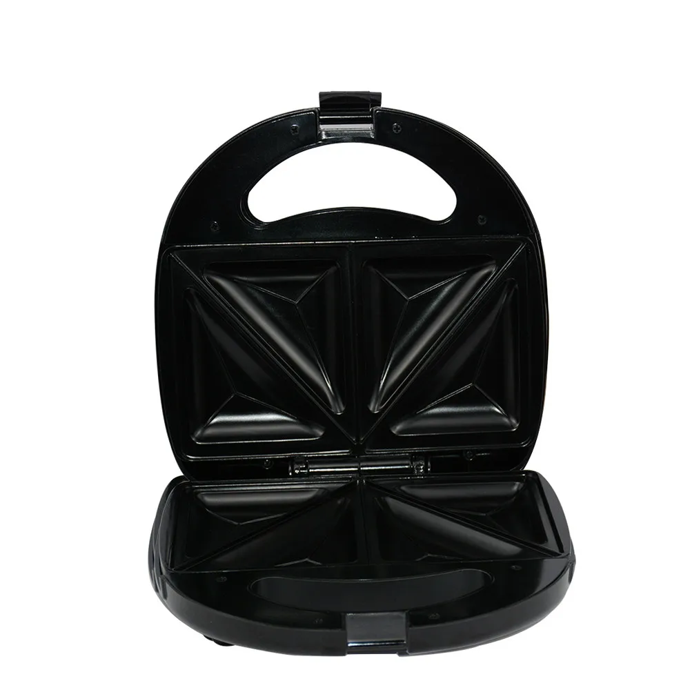 Harga Pembuat Sandwich Listrik Rumah Tangga Mini Panggangan Roti Wafel Pancake Mesin Pemanggang Antilengket Panci Besi Oven Kue 750 Watt EU