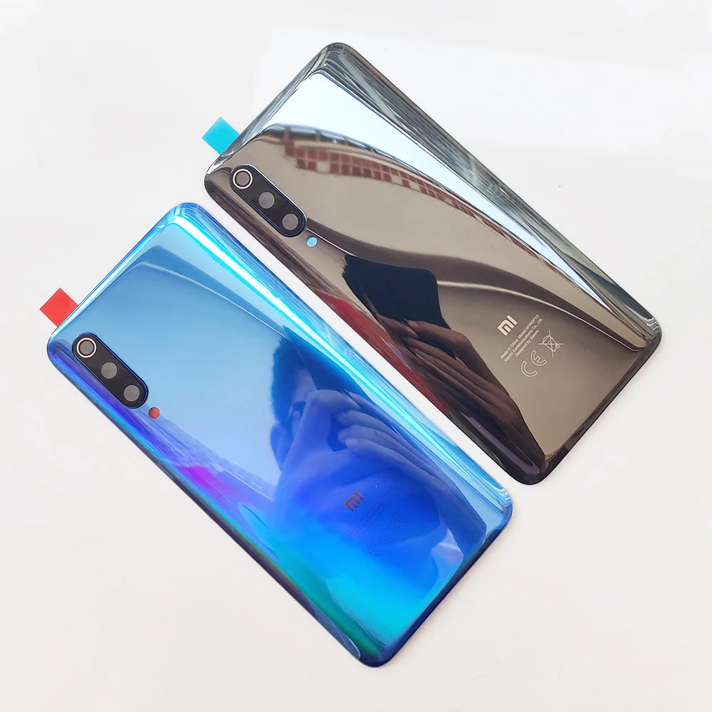 Оригинальная стеклянная задняя крышка для Xiaomi Mi 9 Mi9 с клейкой задней крышкой