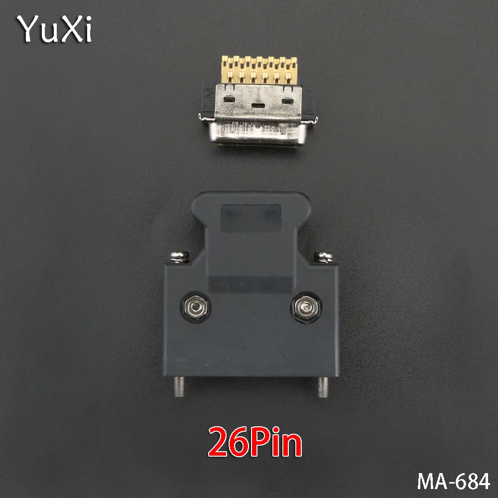 YuXi 5 шт./лот SCSI MDR 14/20/26/36/50pin Штекерный разъем для Panasonic Yaskawa Mitsubishi Delta Серводвигатель