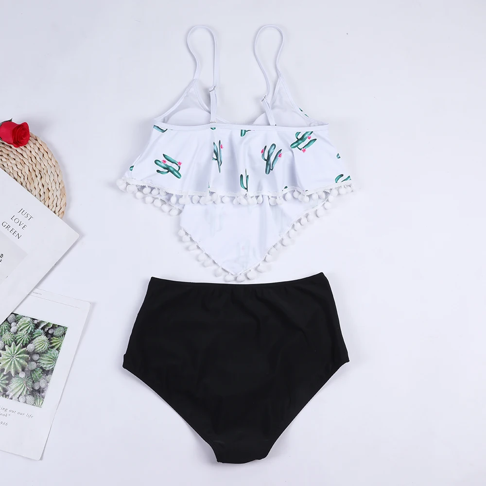 Sift летний женский бикини из двух частей с воланом в горошек принтом майка шортами