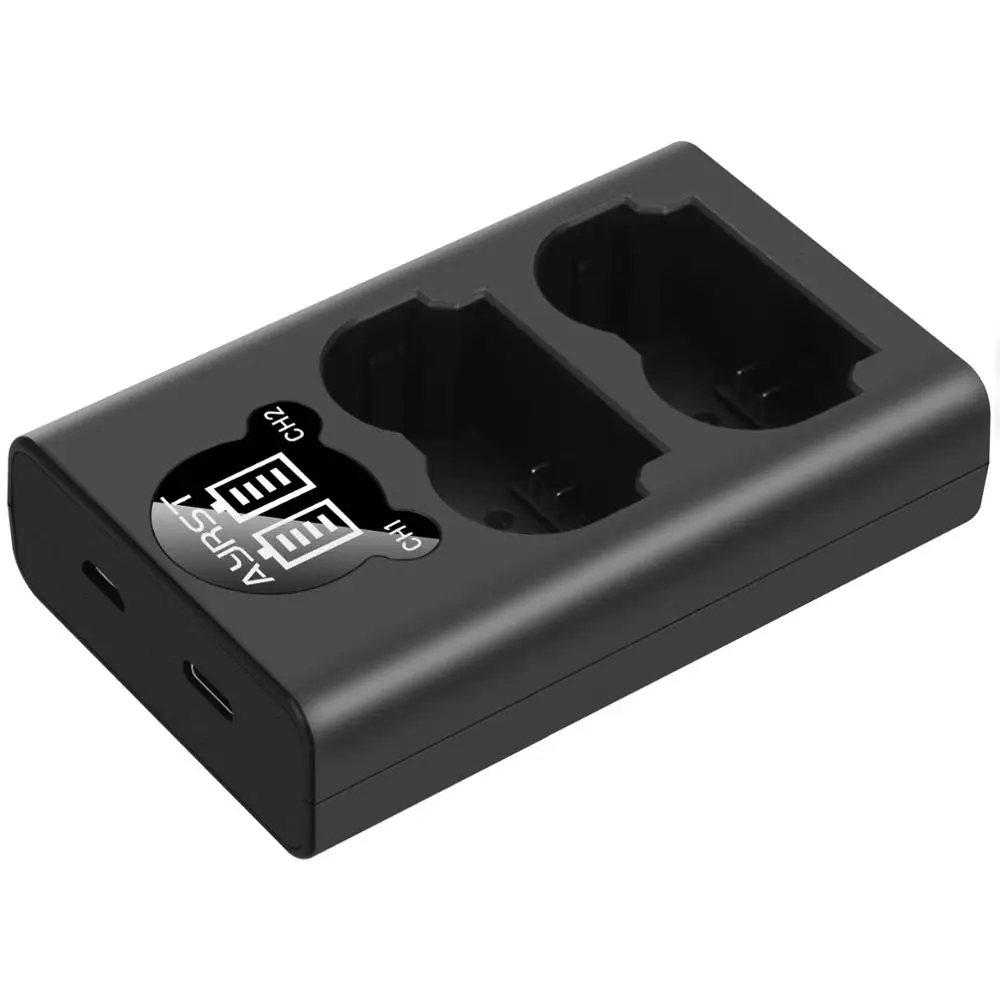 Аккумулятор для фотоаппарата 2600 мАч NP W235 + двойное зарядное устройство с USB